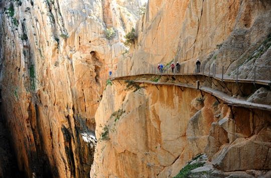 Visita guiada Caminito del Rey con traslado desde Málaga