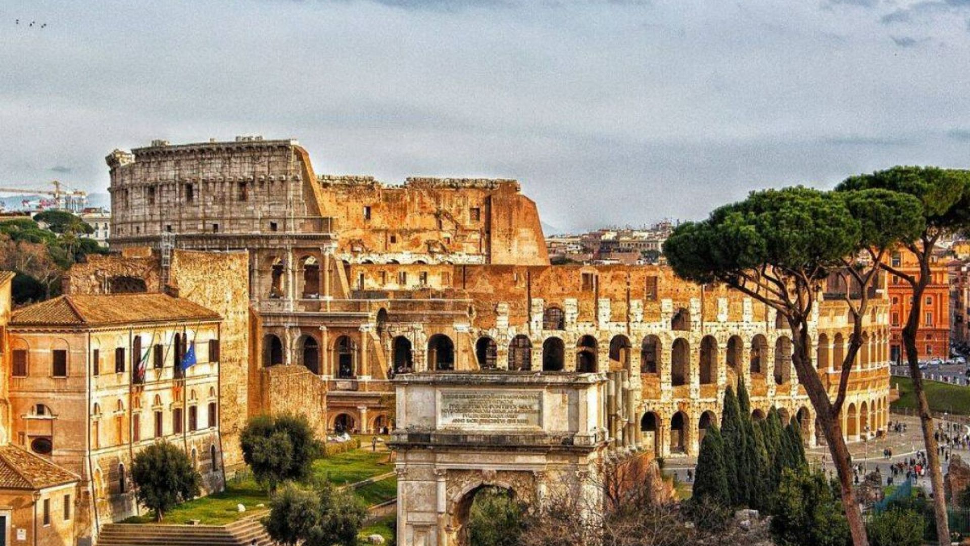 3 en 1 maravillas arqueologicas: Coliseo romano, Foro romano y Palatino